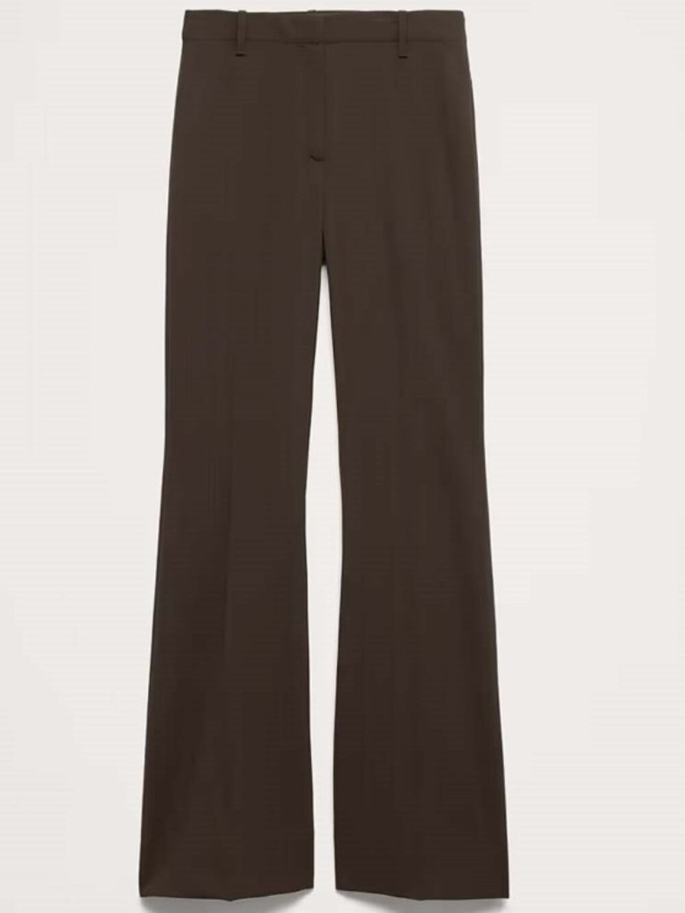 Like new condition BR Ultra High-Rise Flare Italian Lightweight Wool Pant